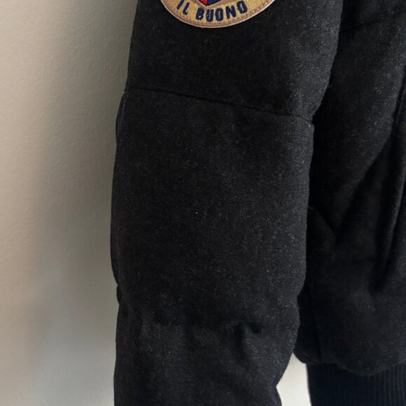 Dolce & Gabbana Bird, Dog Patch Quilted Puffer Wool Down Bomber Jacket - 48 S- M - Picture 4 of 13